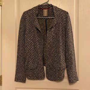 Dolan Herringbone Knit Blazer